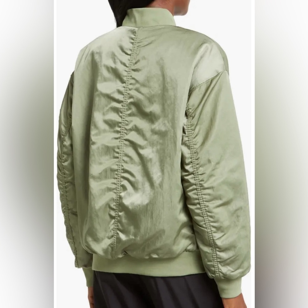 Nike Reversible Bomber Jacket Olive Green NWT - Picture 3 of 6